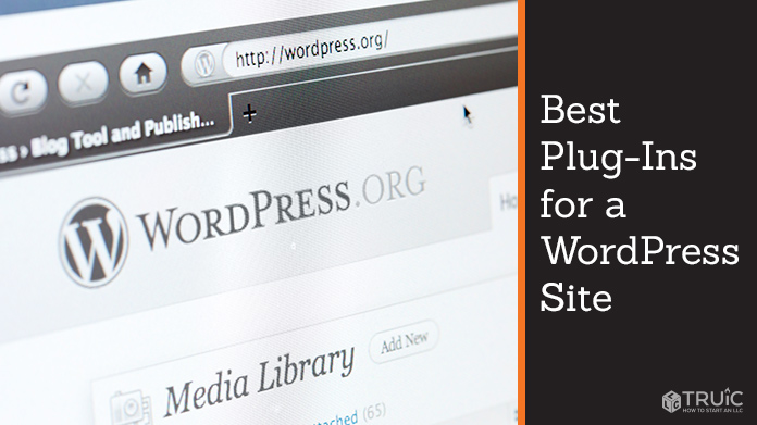 Wordpress page on computer screen