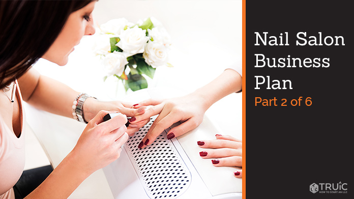 how to write a business plan for nail salon