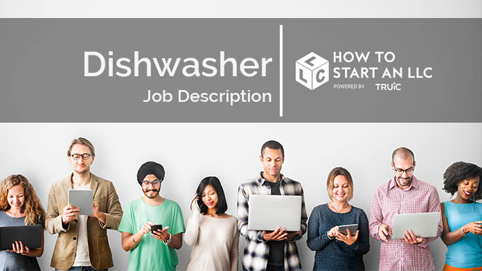 dish washer job description