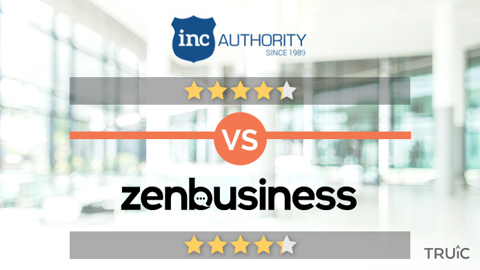 ZenBusiness vs Inc Authority Review Image.