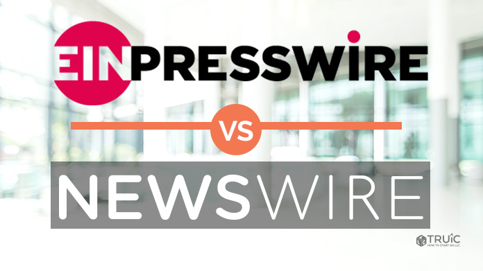 EIN Presswire logo versus Newswire logo.